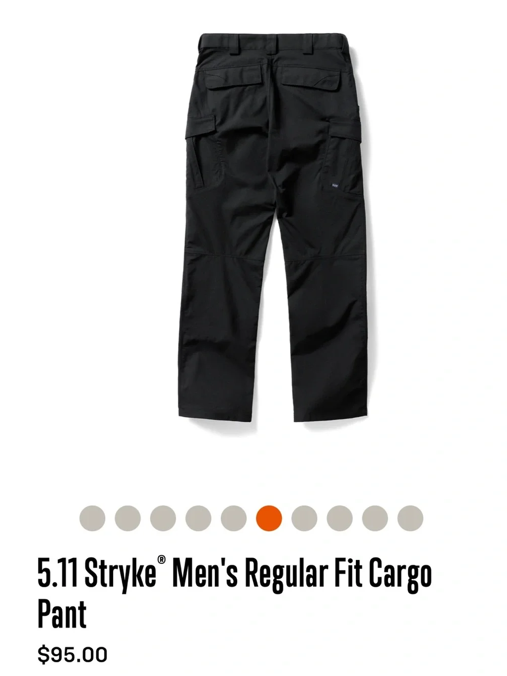 5.11 Tactical Black Stryke Men's Cargo Pants